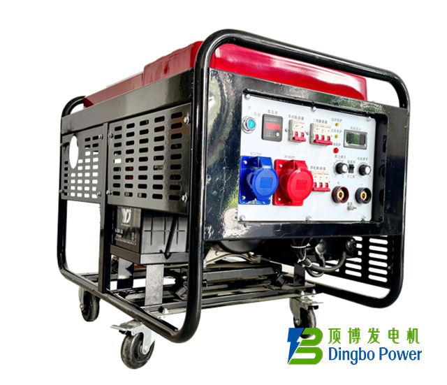 一臺頂兩臺，野外施工不“斷電”：頂博250A柴油發電電焊機，您的移動動力站